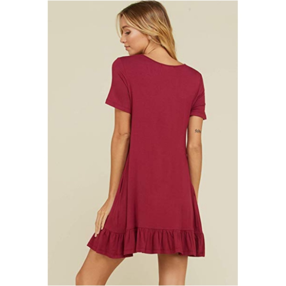 🎉HP🎉 Womens Bottom Ruffle Dress - Picture 3 of 4